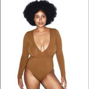 American Apparel Nude Bodysuit
